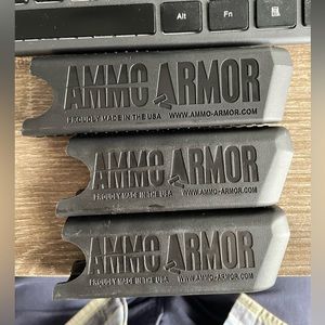Lot of three Ammo Armor spare magazine covers.